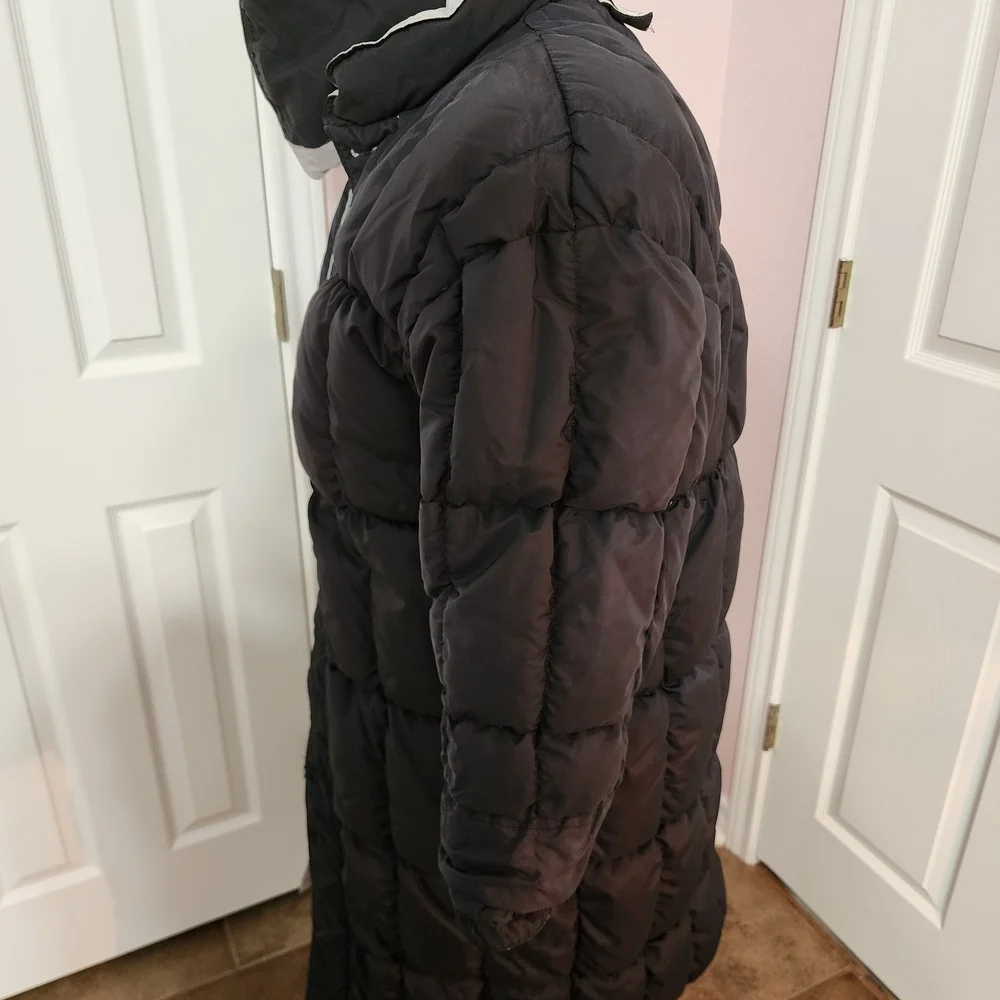 Women's Gray Hooded Coat